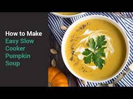 slow cooker pumpkin soup