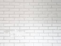 White Brick Wall For Texture Or Background
