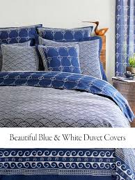 8 Blue White Duvet Covers That Feel