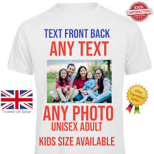 personalised t shirt custom your photo