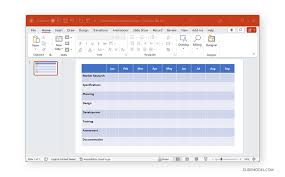 how to make a gantt chart in powerpoint
