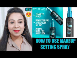 matte poreless makeup setting spray