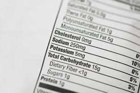 fda nutrition facts label font and size