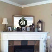 Corner Fireplace Decor