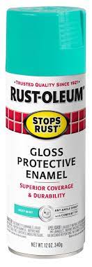 Rust Oleum Stops Rust Gloss Deep Mint