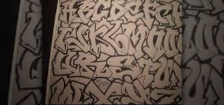 draw a graffiti alphabet graffiti