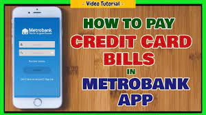 bills payment using metrobank app