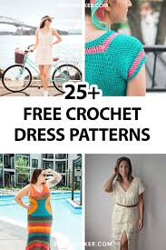 25 free crochet dress patterns sarah
