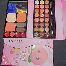 peach makeup palette set