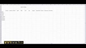 Creating A Personal Budget In Excel Youtube
