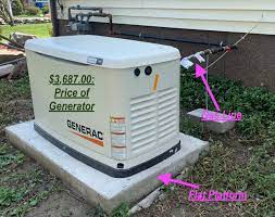 standby generac generator installation