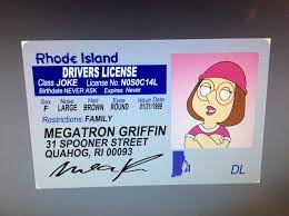 SHUT UP MEG fun Family Guy girl Meg Griffin fake ID i.d. card Drivers  License | eBay