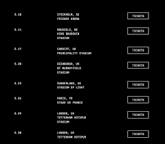 Beyonce Renaissance Tour Locations And Dates gambar png