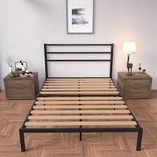 To bring you the highest quality and most comprehensive set of bedroom furniture options possible, bassett's designers have been hard at work, leaving no stone unturned in the process. Metal Bed Frame Foundation Platform Headboard Bedroom Furniture Overstock 31706351