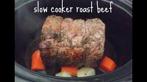 slow cooker roast beef you