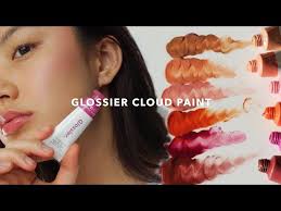 glossier cloud paint swatches haley