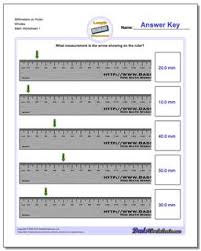 In the united states, most rulers have the imperial measurements along one long edge while the other long edge shows the metric if you have a clear ruler, place the 0 on the inch side or the cm side on a terminal line or item you want to measure. Metric Measurement