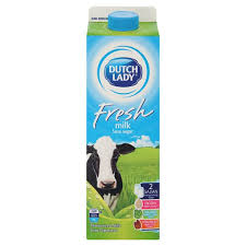 Dutch lady uht milk full cream (1l x 6 units). Dutch Lady Pure Farm Fresh Milk 1l My Fresh Green