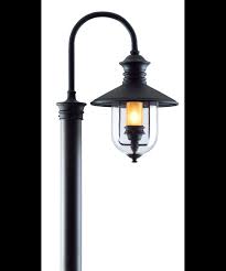 Attractive Outdoor Pole Lamp Contemporary Post Galvanised