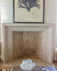 Limestone Fireplace Surround In A Beach