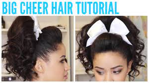 big cheer hair tutorial perfect