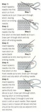 Just insert the wire loop through the eye of the needle, then slip your thread. Kitchener Stitch Kitchener Stitch Also Known As Grafting Or Weaving Is Used For The Toes Of Sox Or Any Fla Knitting Stitches Knitting Instructions Knitting