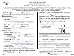 vehicle accident report form instructions