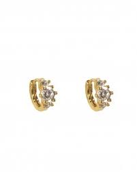 yvonne gold gold earrings trium jewelry