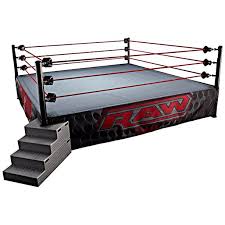 Buy wwe wrestling wwe hall of fame retro wcw ring exclusive playset includes dusty rhodes figure: Wwe Wrestling Elite Scale Ring Playset Raw Walmart Com Walmart Com