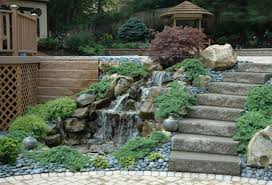 Moss Rock Waterfall The Deck And