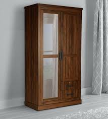 This single door closet is a lovely design you can have in your room. Buy Itsuki 2 Door Wardrobe With Mirror In Walnut Finish Mintwud By Pepperfry Online Modern 2 Door Wardrobes Wardrobes Furniture Pepperfry Product