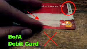 bank of america checking debit card