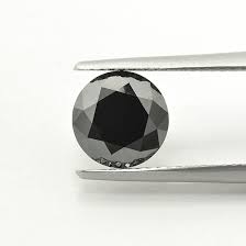 black diamond round fancy black