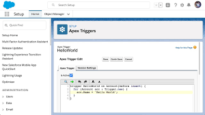 apex tutorials sforce coding