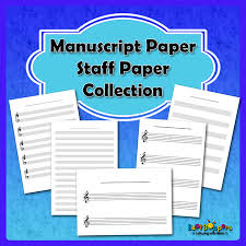 Free Printable Music Manuscript Paper