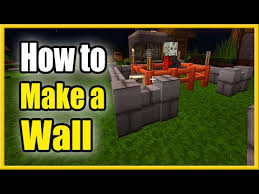 Stone Brick Wall In Minecraft Craft