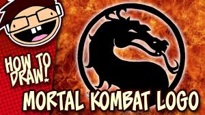 Free mortal kombat logo illustration in adobe illustrator.ai vector and encapsulated postscript.eps vector and coreldraw.cdr vector. How To Draw The Mortal Kombat Dragon Symbol Logo Narrated Easy Step By Step Drawing Tutorial Youtube