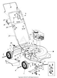 push mower gas 1994 parts diagram