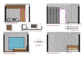 multipurpose hall plan and elevation