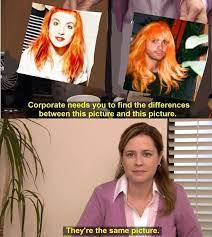 Orange hair meme