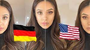 makeup changed living in germany