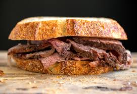 a roast beef sandwich the way the deli