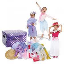 princess dress up trunk and accessories