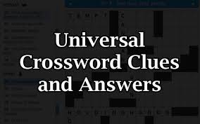 universal crossword clue answers for