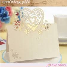 40pcs Laser Cut Place Cards Wedding Name Cards Guest Name Place Card