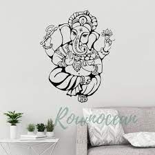 Ganesha Vinyl Wall Decal Hinduism Hindu