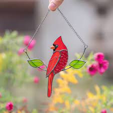 Stained Glass Cardinal Gifts