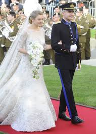 Prince guillaume & stephanie de lannoy's glamorous royal wedding in luxembourg. Wedding Dress Details Of Luxembourg Royal Wedding Arabia Weddings
