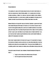 Nursing personal statement      Best Essay Writer A great nursing personal statement example for nursing school personal  statement application