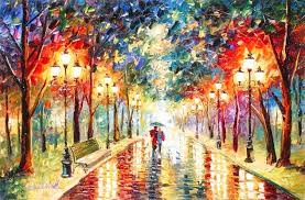 Colorful Street Ap Embellished Giclee